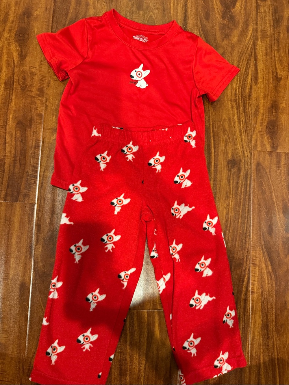 Wondershop Target Bullseye Sleepwear Shirt and pants 3T used